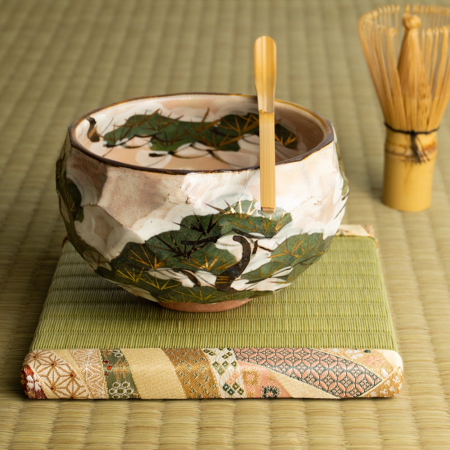 抹茶碗 イラボ金彩"桜之図" 俊山窯 (コピー) KOTOPOTTER