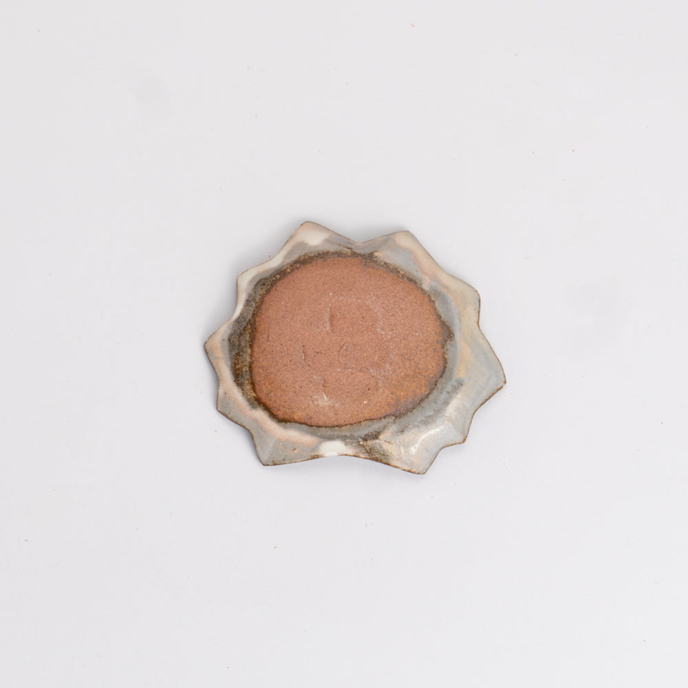 豆皿 乾山写竜田川 俊山窯 - Handcrafted Japanese pottery from Kyoto - Kyo ware / Kiyomizu ware.