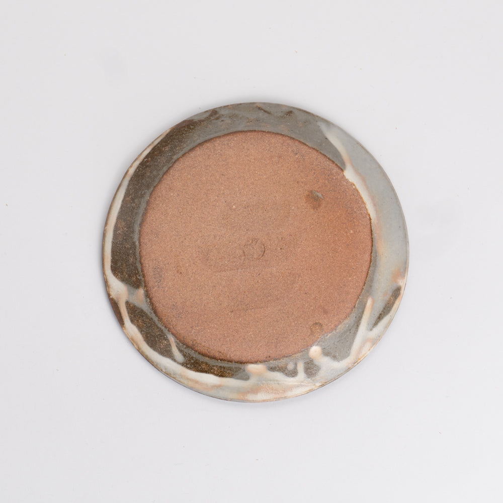 小皿 藤 俊山窯 - Handcrafted Japanese pottery from Kyoto - Kyo ware / Kiyomizu ware.