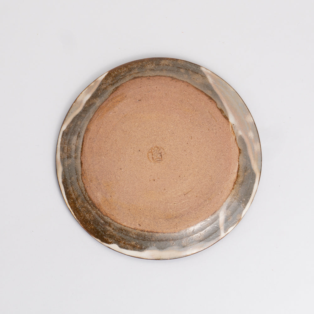 銘々皿 乾山桜 俊山窯 - Handcrafted Japanese pottery from Kyoto - Kyo ware / Kiyomizu ware.