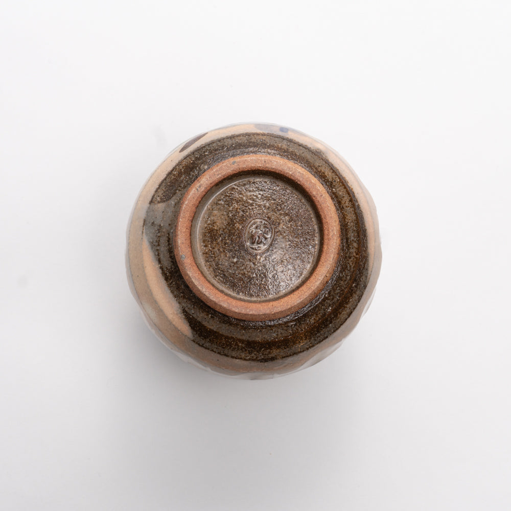 湯呑 四季草花 俊山窯 - Handcrafted Japanese pottery from Kyoto - Kyo ware / Kiyomizu ware.