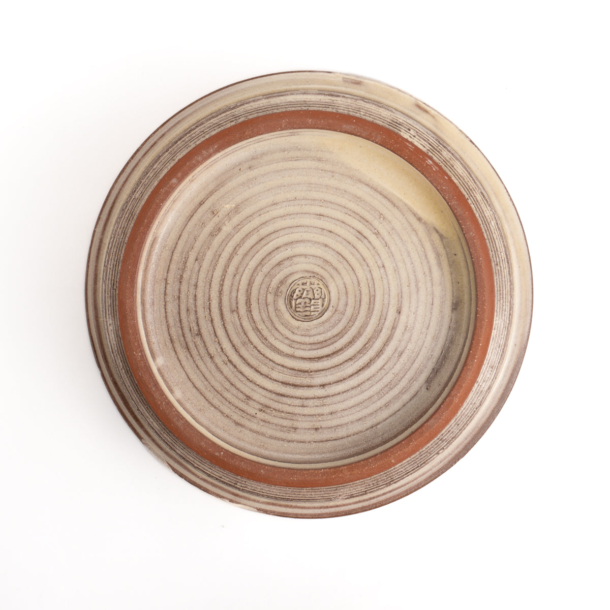 丸鉢 紫彩華紋 陶楽 - Handcrafted Japanese pottery from Kyoto - Kyo ware / Kiyomizu ware.