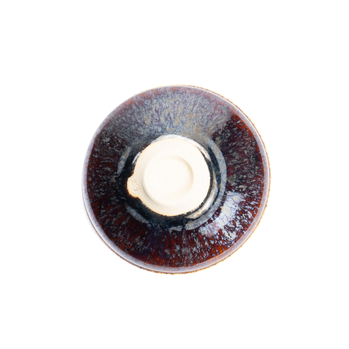 ぐい吞 金襴 和泉良法 - Handcrafted Japanese pottery from Kyoto - Kyo ware / Kiyomizu ware.