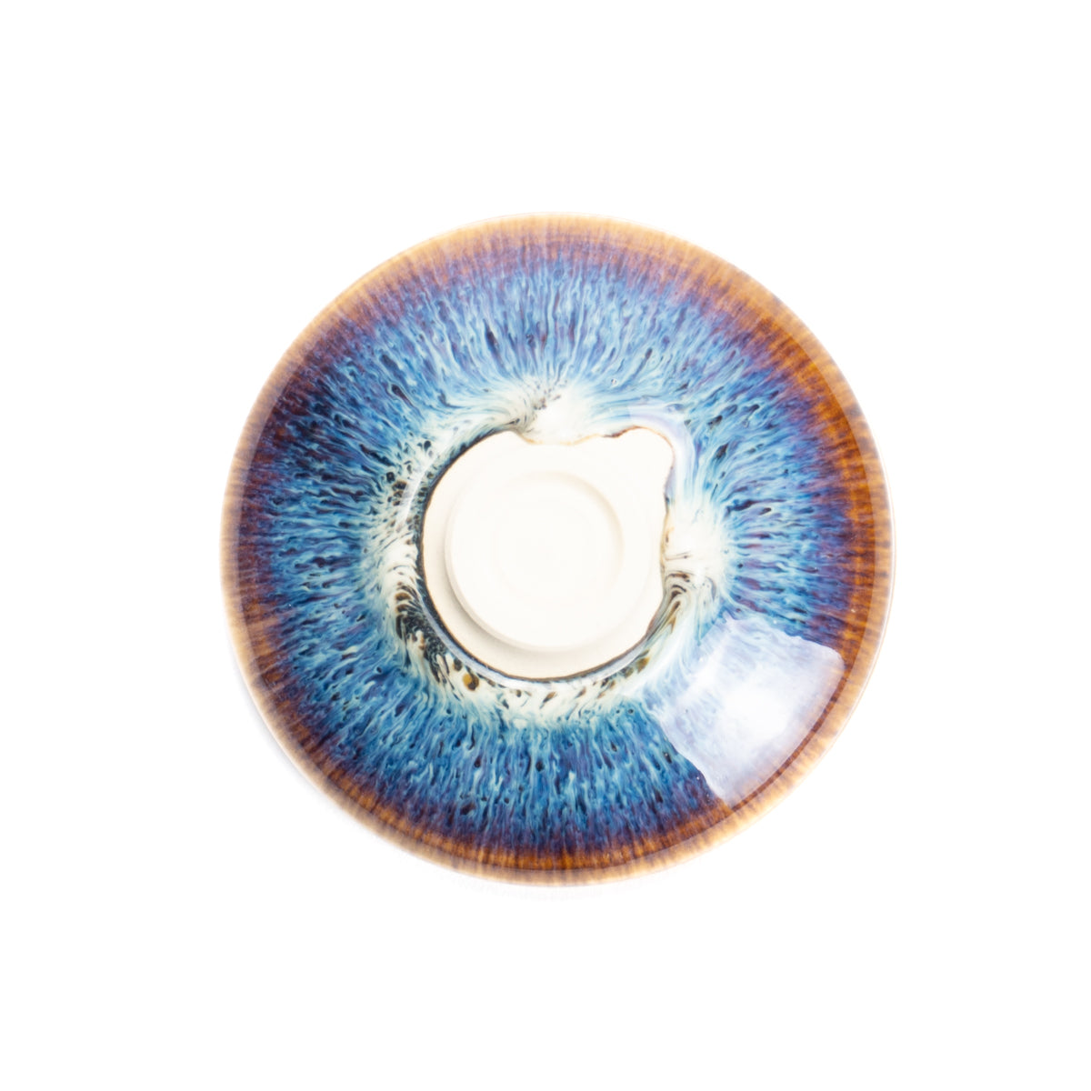 盃 流星2D 和泉良法 - Handcrafted Japanese pottery from Kyoto - Kyo ware / Kiyomizu ware.