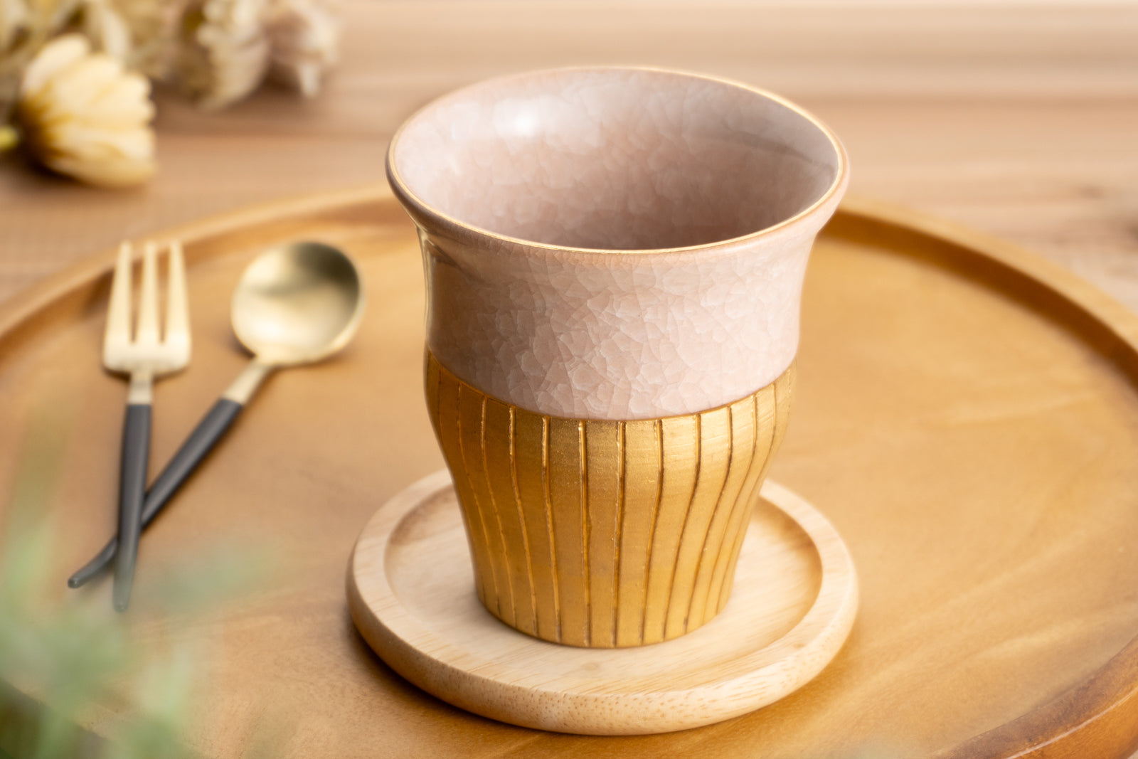 京焼　清水焼マグカップと湯呑みセット 西川貞三郎商店 清水焼 マグカップ 鳥獣戯画 京焼 染付高山寺 / 赤高