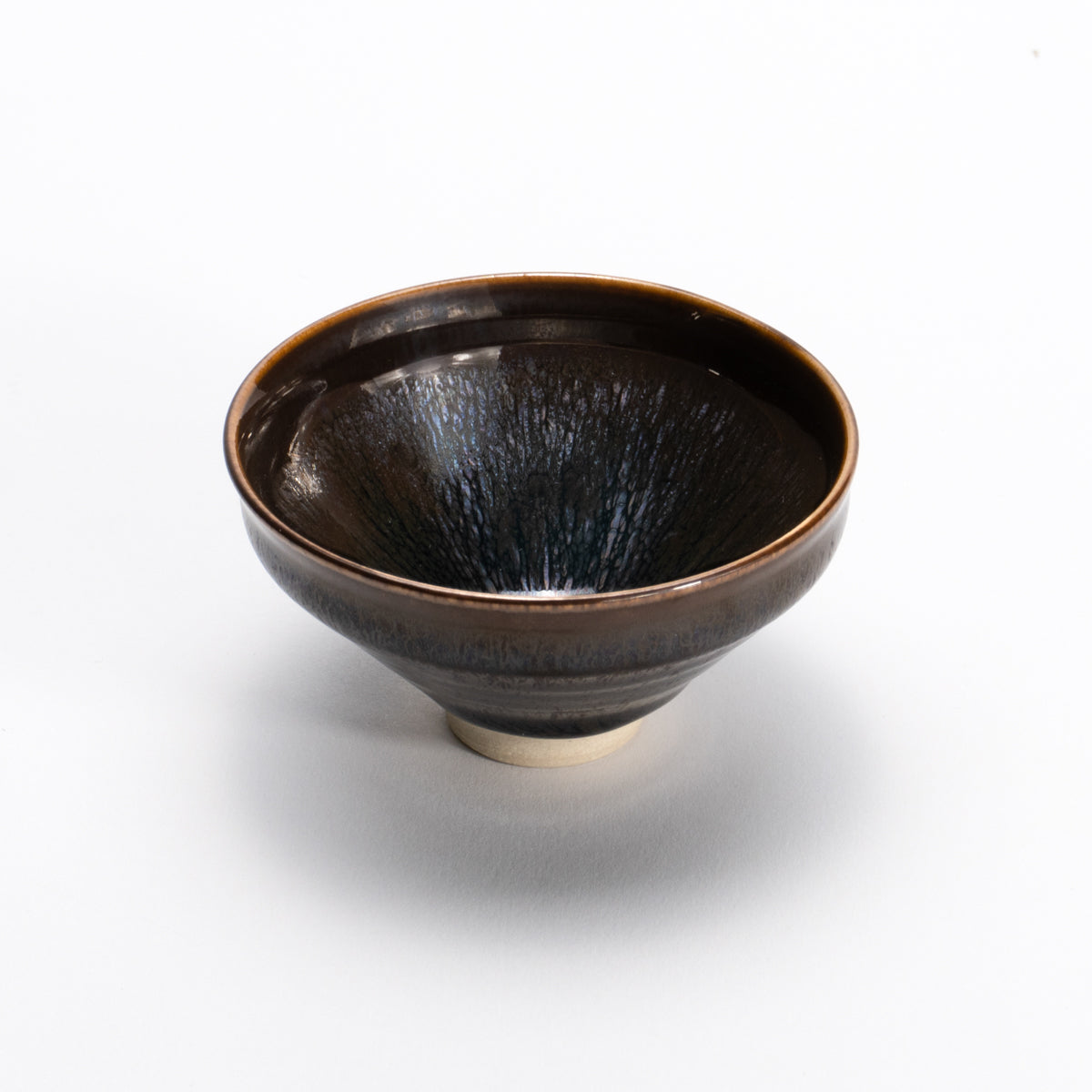 ぐい呑　金天目　和泉良法 - Handcrafted Japanese pottery from Kyoto - Kyo ware / Kiyomizu ware.