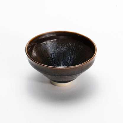 ぐい呑　金天目　和泉良法 - Handcrafted Japanese pottery from Kyoto - Kyo ware / Kiyomizu ware.