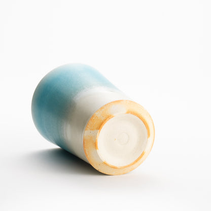 【清水焼】タンブラー　碧釉　竹村陽太郎 KOTOPOTTER