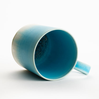 【清水焼】マグカップ　碧釉A　竹村陽太郎 KOTOPOTTER