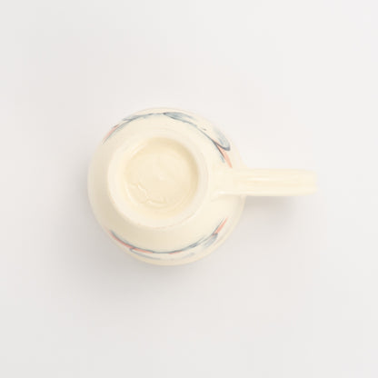 マグカップ　おやすみ猫I　工房咲楽 - Handcrafted Japanese pottery from Kyoto - Kyo ware / Kiyomizu ware.