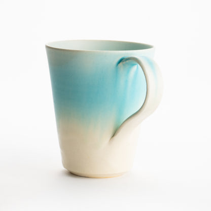 【清水焼】マグカップ　碧釉B　竹村陽太郎 KOTOPOTTER