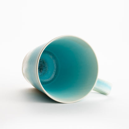 【清水焼】マグカップ　碧釉B　竹村陽太郎 KOTOPOTTER