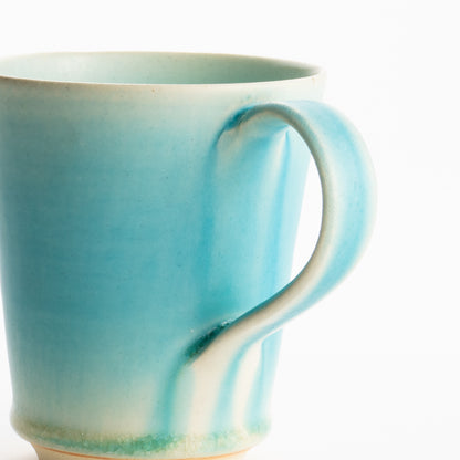 【清水焼】マグカップ　碧釉C　竹村陽太郎 KOTOPOTTER