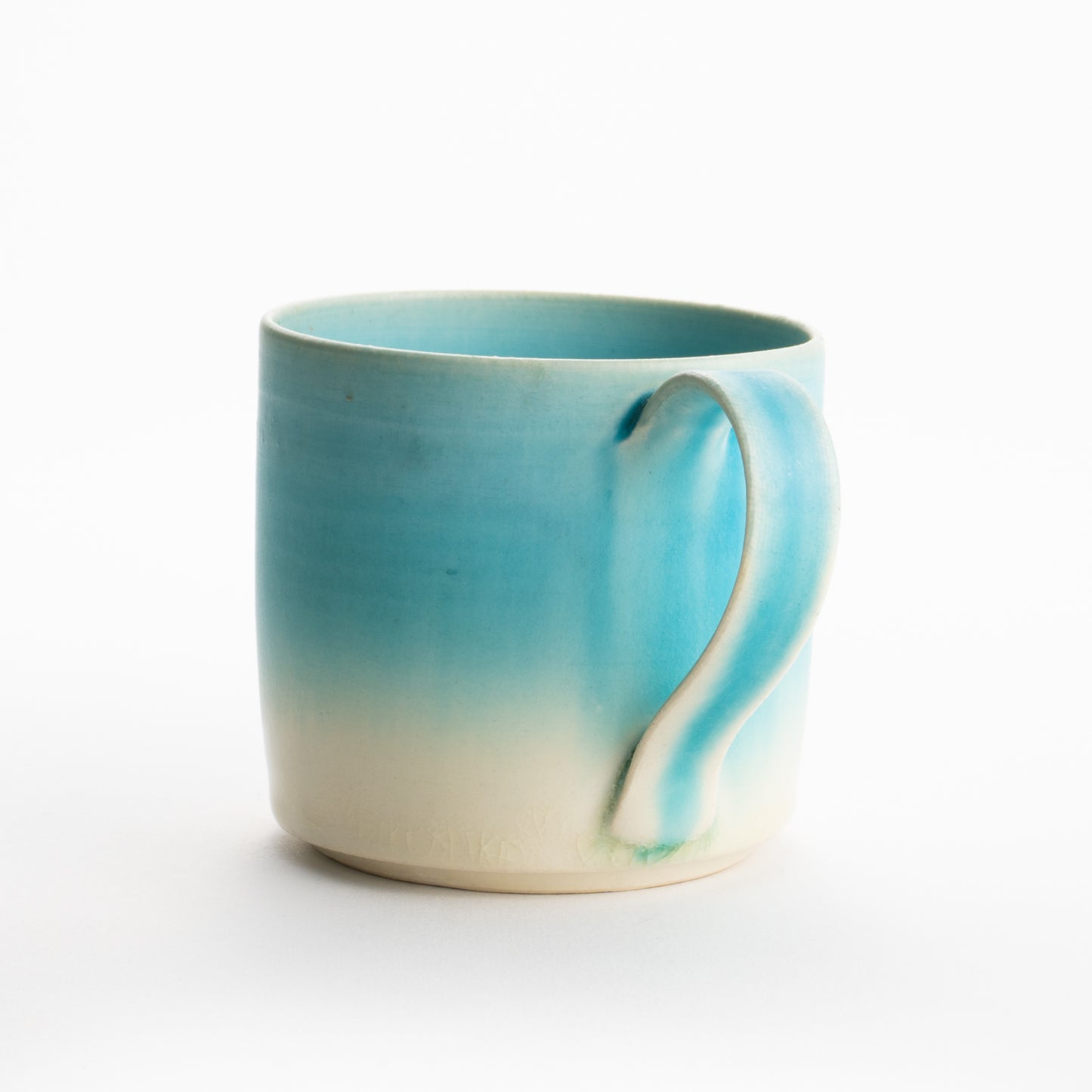 【清水焼】マグカップ　碧釉D　竹村陽太郎 KOTOPOTTER