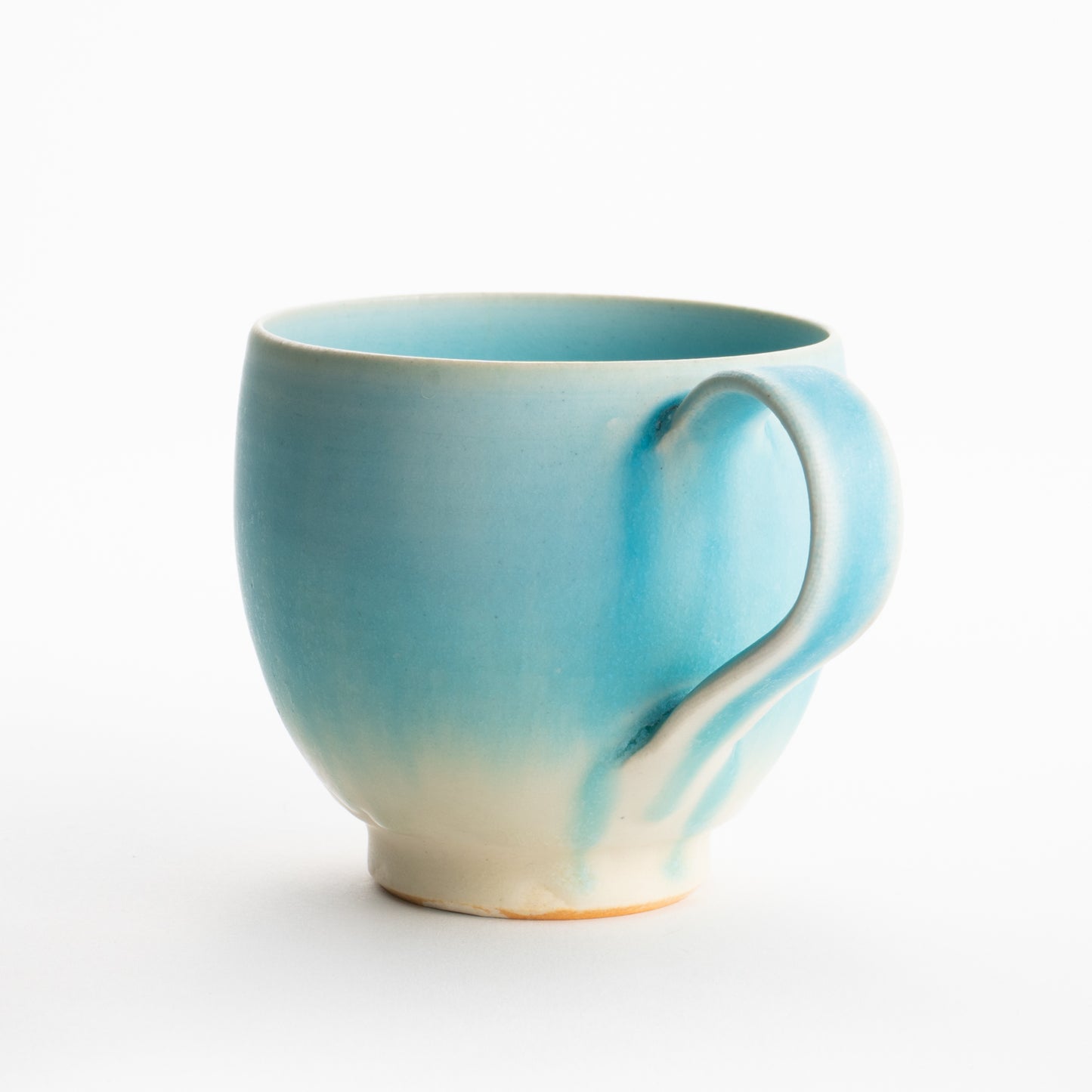 【清水焼】マグカップ　碧釉F　竹村陽太郎 KOTOPOTTER