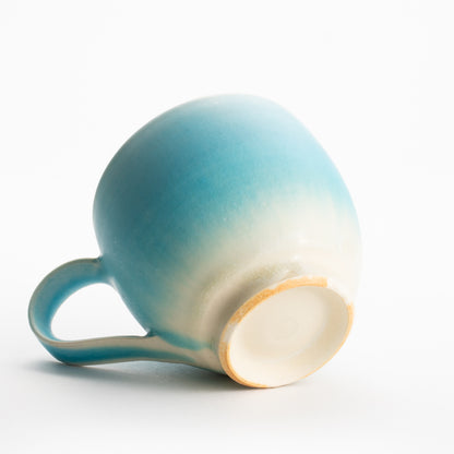 【清水焼】マグカップ　碧釉F　竹村陽太郎 KOTOPOTTER