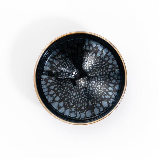 盃　銀星　和泉良法 - Handcrafted Japanese pottery from Kyoto - Kyo ware / Kiyomizu ware.