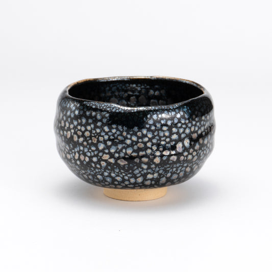 ぐい呑　銀星　和泉良法 - Handcrafted Japanese pottery from Kyoto - Kyo ware / Kiyomizu ware.