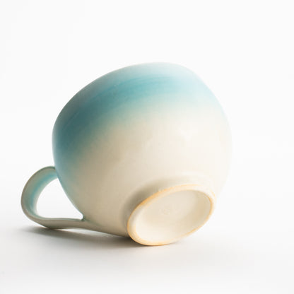 【清水焼】マグカップ　碧釉G　竹村陽太郎 KOTOPOTTER