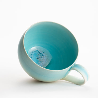 【清水焼】マグカップ　碧釉G　竹村陽太郎 KOTOPOTTER