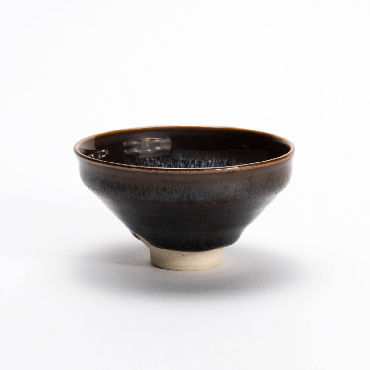 ぐい呑　金天目　和泉良法 - Handcrafted Japanese pottery from Kyoto - Kyo ware / Kiyomizu ware.