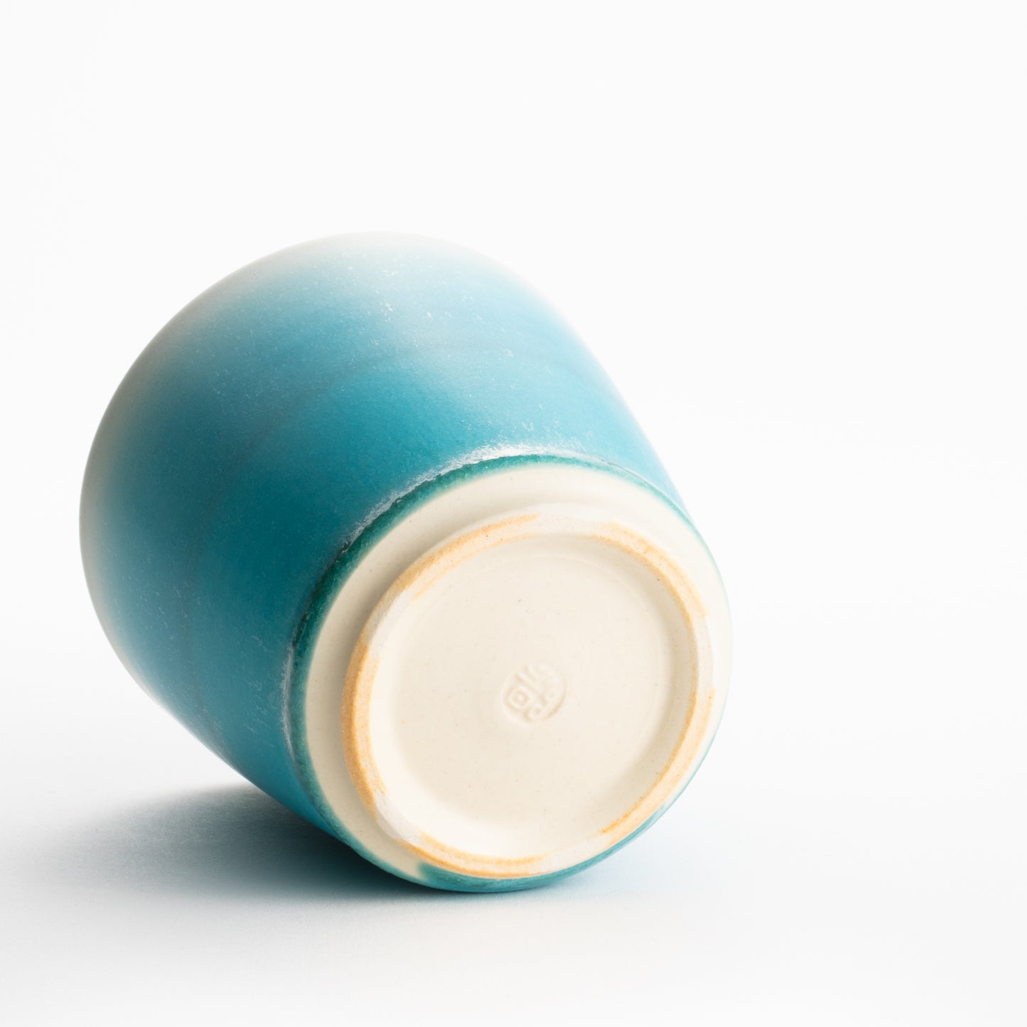 【清水焼】ロックカップ　碧釉　竹村陽太郎 KOTOPOTTER