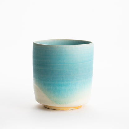 【清水焼】湯呑　碧釉　竹村陽太郎 KOTOPOTTER