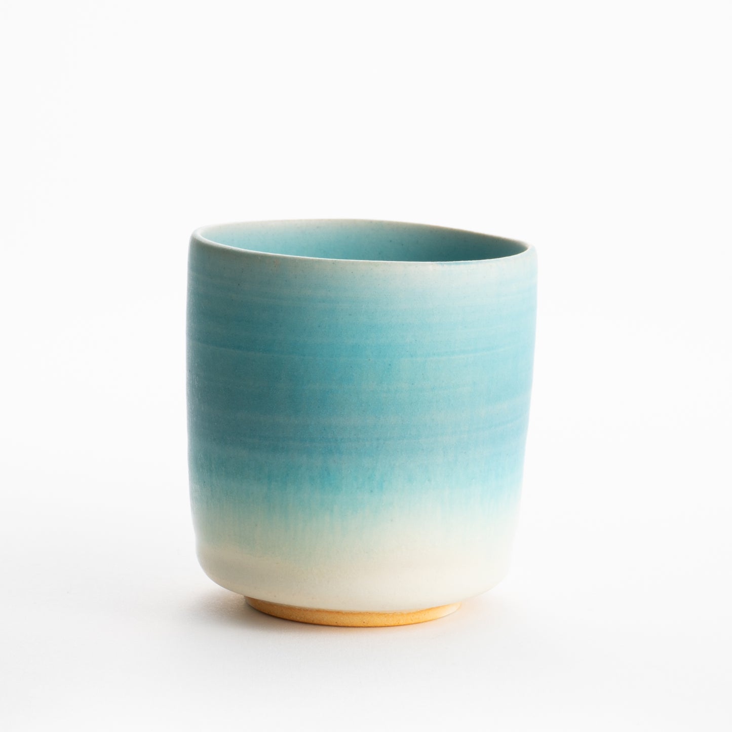 【清水焼】湯呑　碧釉　竹村陽太郎 KOTOPOTTER