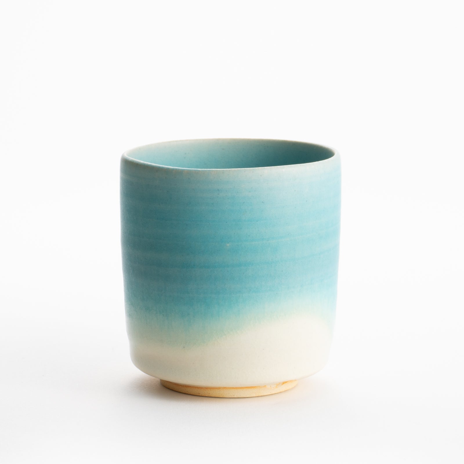 【清水焼】湯呑　碧釉　竹村陽太郎 KOTOPOTTER