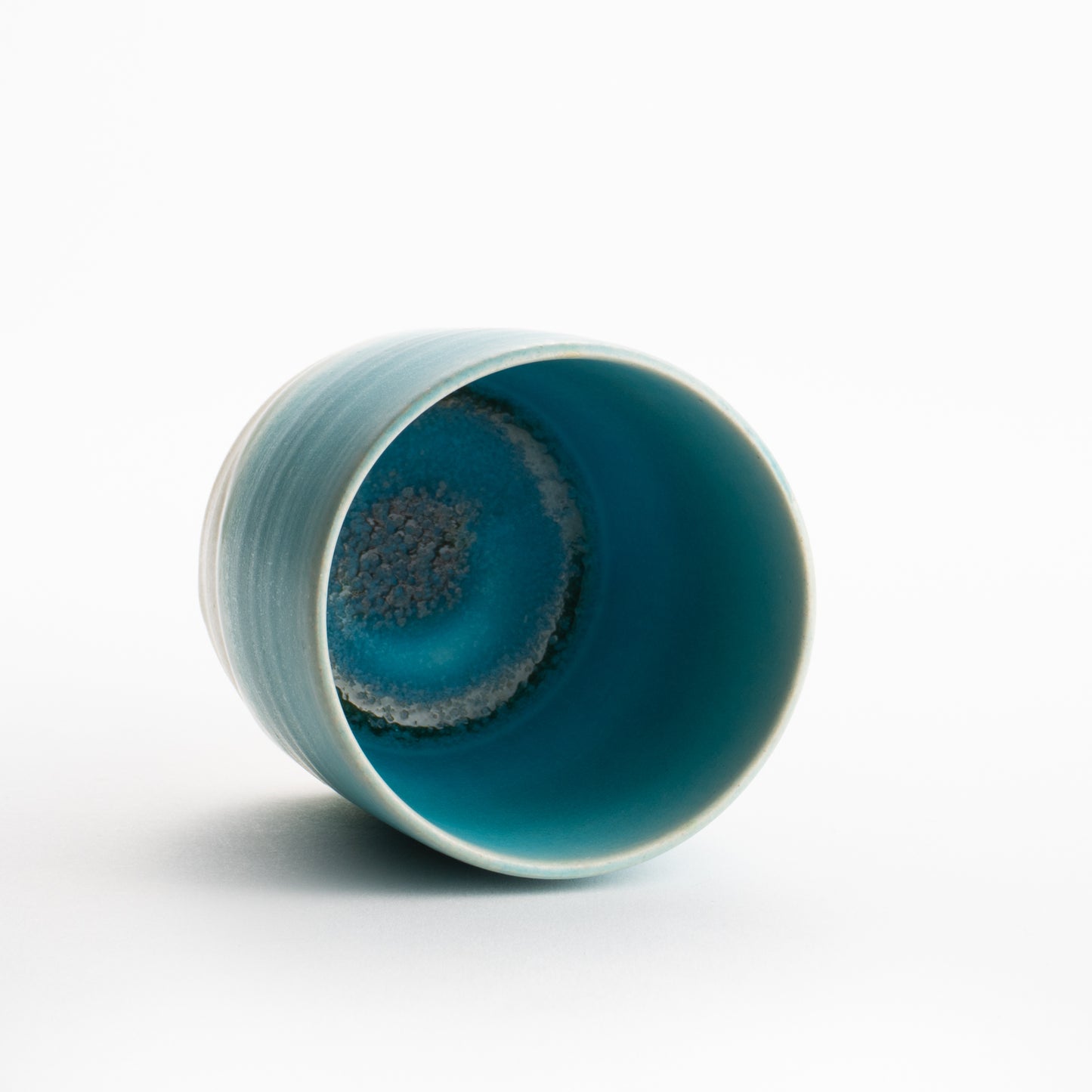 【清水焼】湯呑　碧釉　竹村陽太郎 KOTOPOTTER