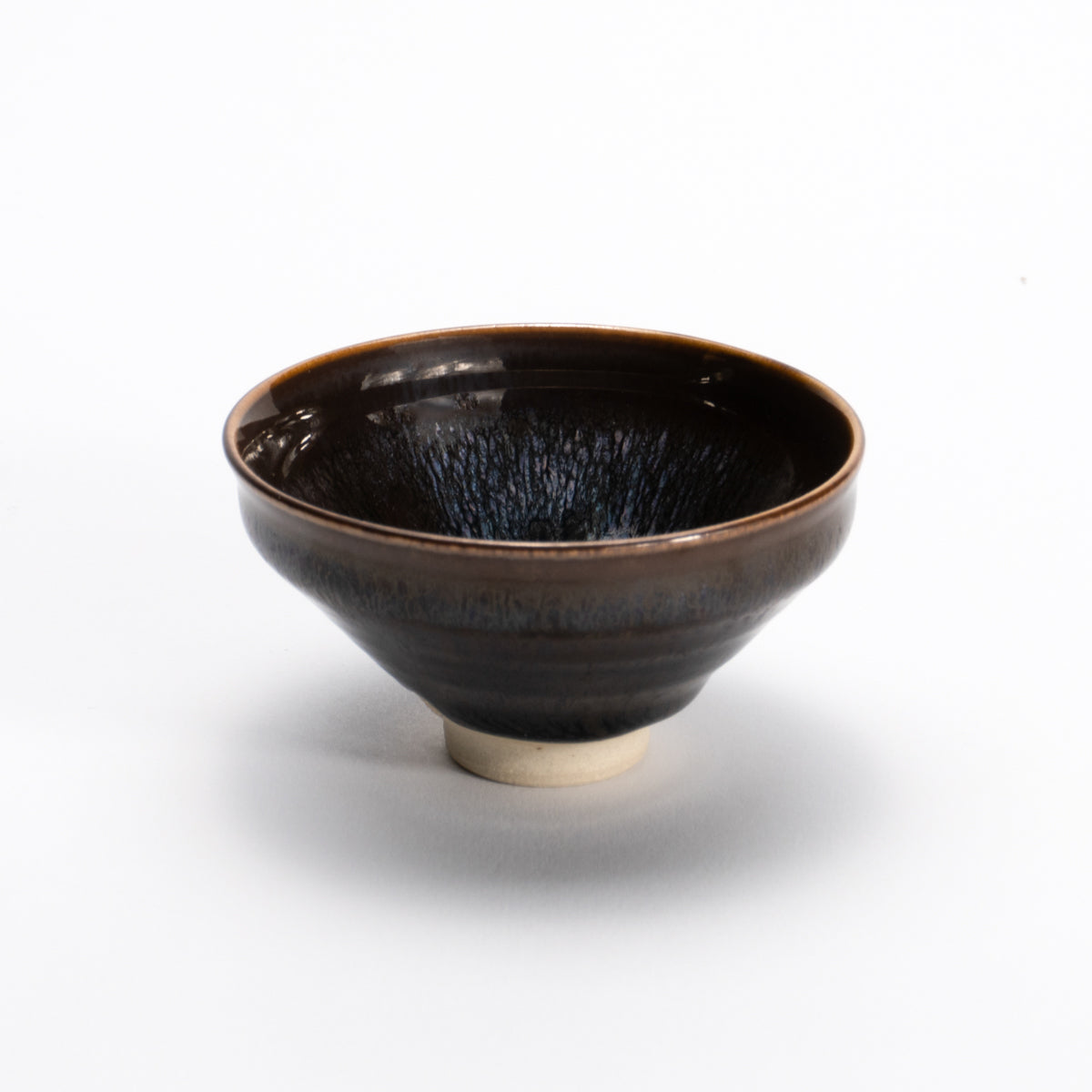 ぐい呑　金天目　和泉良法 - Handcrafted Japanese pottery from Kyoto - Kyo ware / Kiyomizu ware.