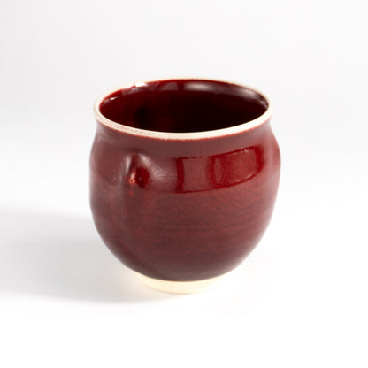 湯呑　辰砂 A　和泉良法 - Handcrafted Japanese pottery from Kyoto - Kyo ware / Kiyomizu ware.