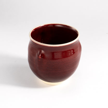 湯呑　辰砂 A　和泉良法 - Handcrafted Japanese pottery from Kyoto - Kyo ware / Kiyomizu ware.