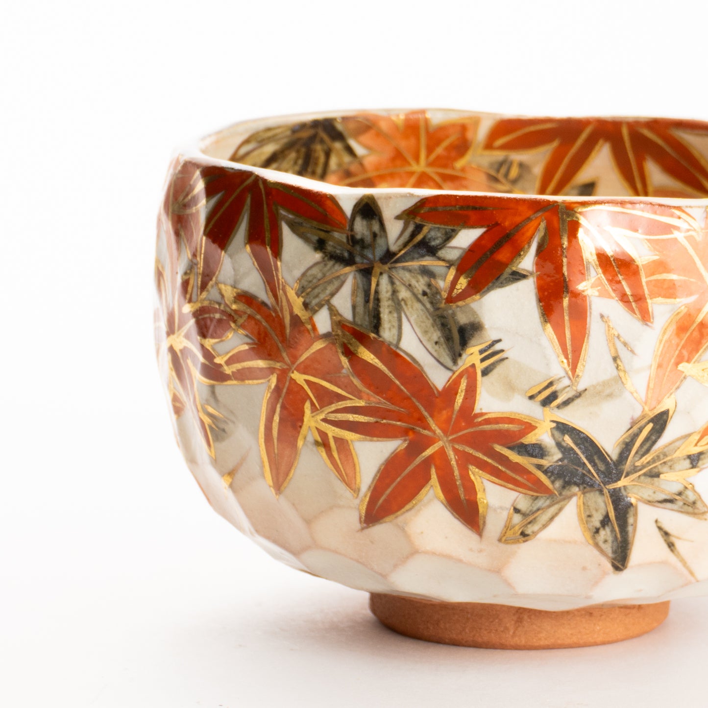 抹茶碗　紅葉之図A　俊山窯 KOTOPOTTER