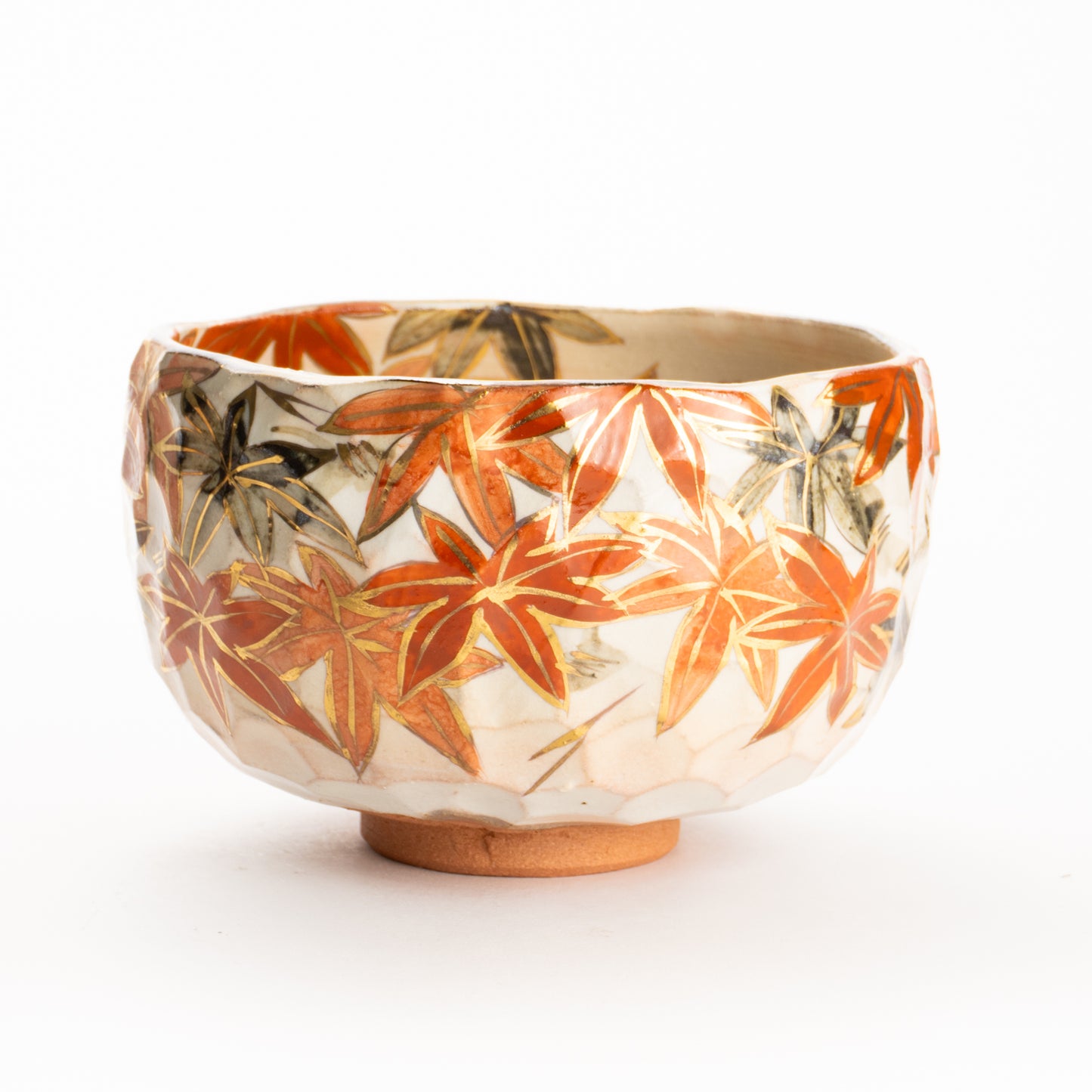 抹茶碗　紅葉之図A　俊山窯 KOTOPOTTER