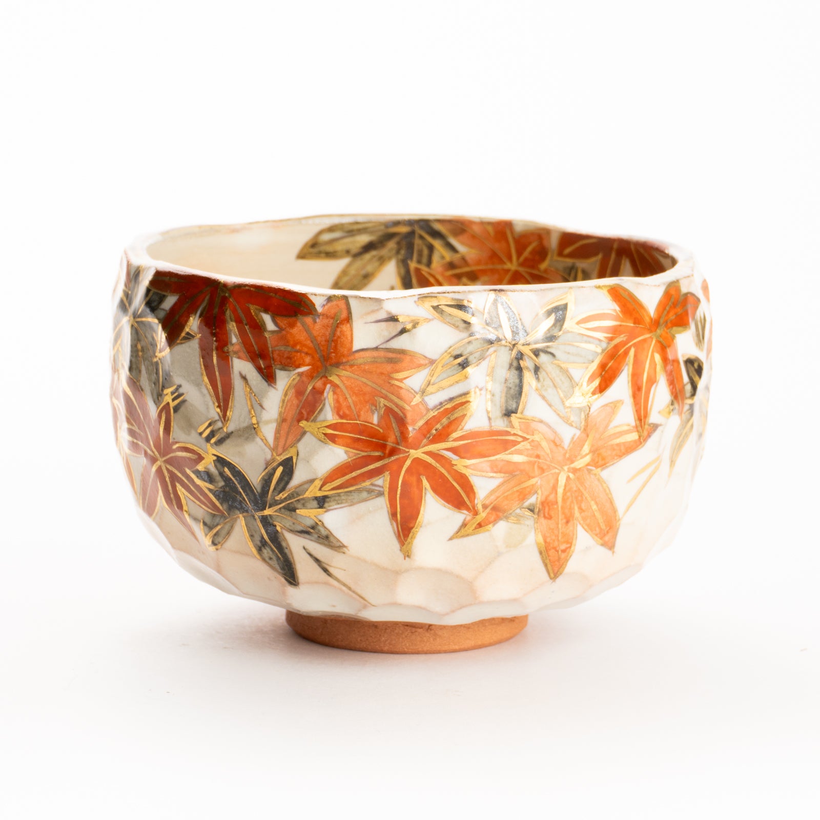 抹茶碗　紅葉之図A　俊山窯 KOTOPOTTER