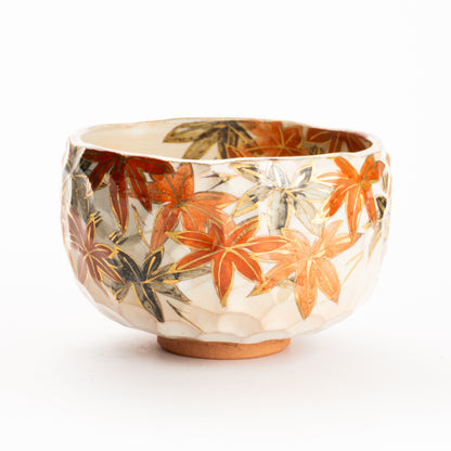 抹茶碗　紅葉之図A　俊山窯 KOTOPOTTER
