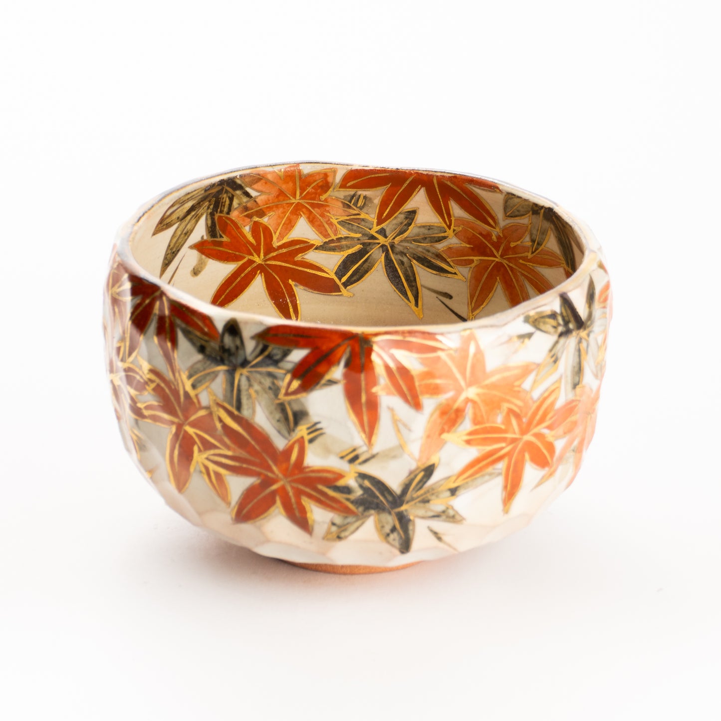 抹茶碗　紅葉之図A　俊山窯 KOTOPOTTER