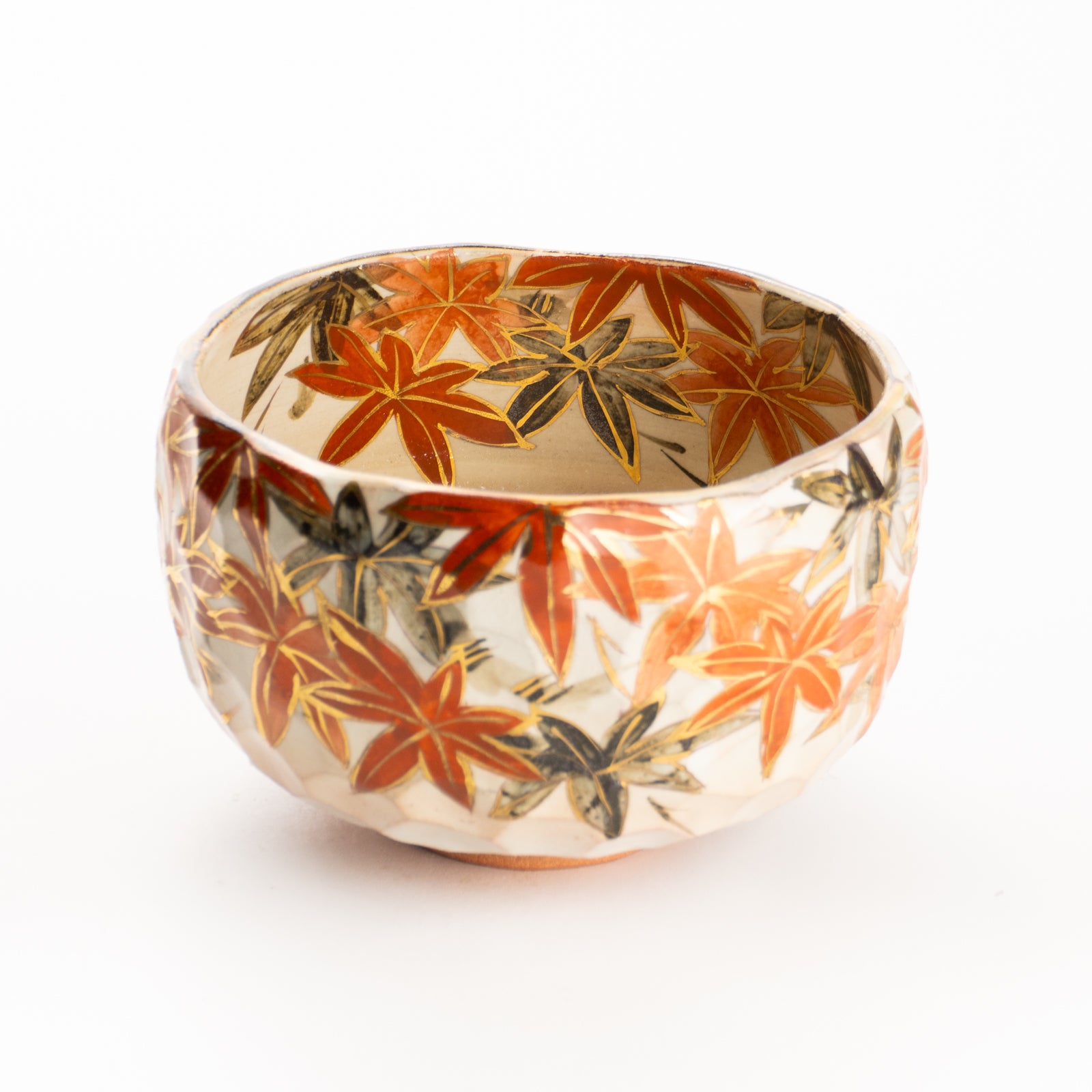抹茶碗　紅葉之図A　俊山窯 KOTOPOTTER