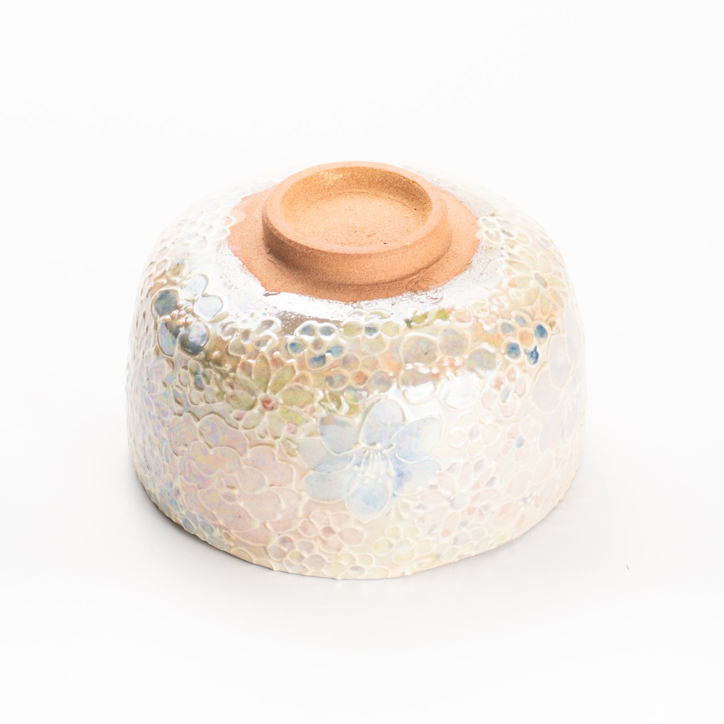 抹茶碗　ラスター彩 花詰A　俊山窯 KOTOPOTTER