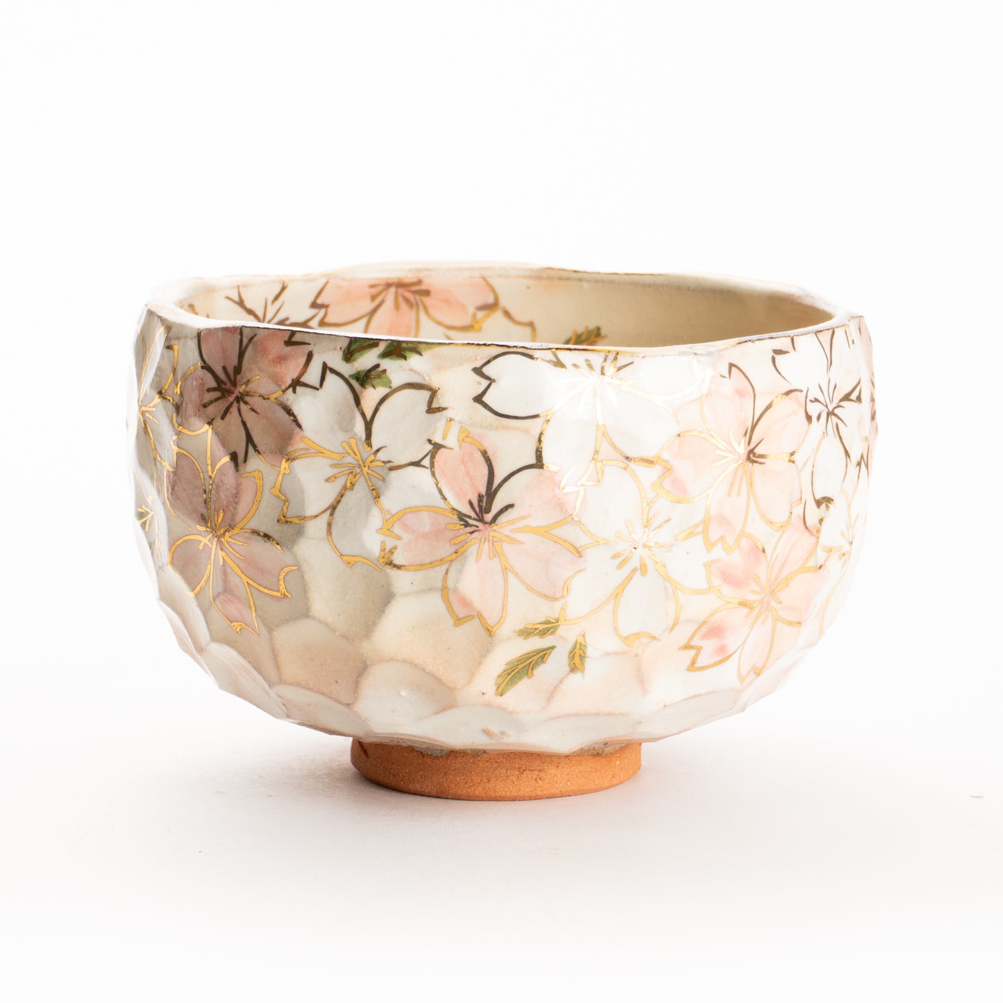 抹茶碗　金彩桜A　俊山窯 KOTOPOTTER