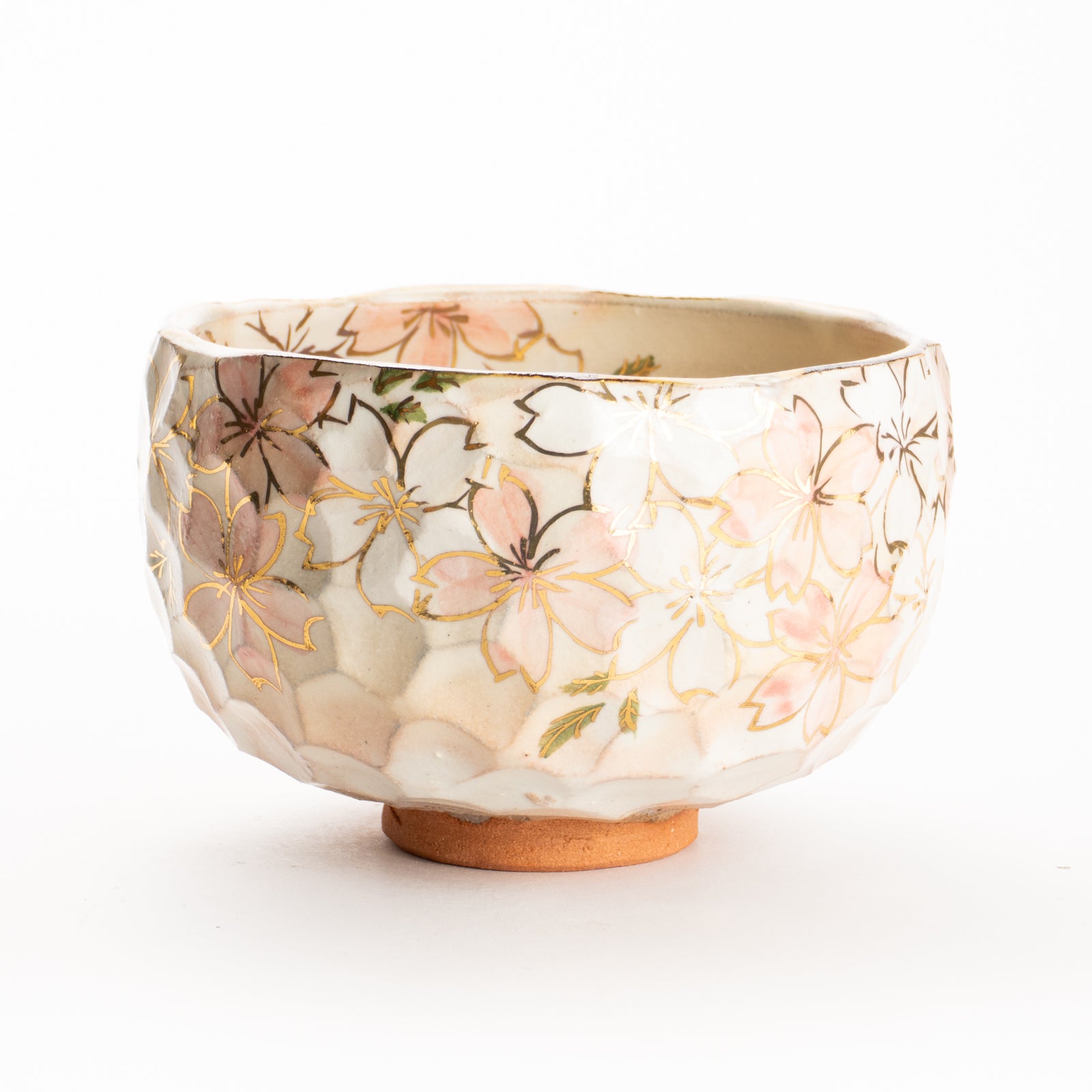 抹茶碗　金彩桜A　俊山窯 KOTOPOTTER