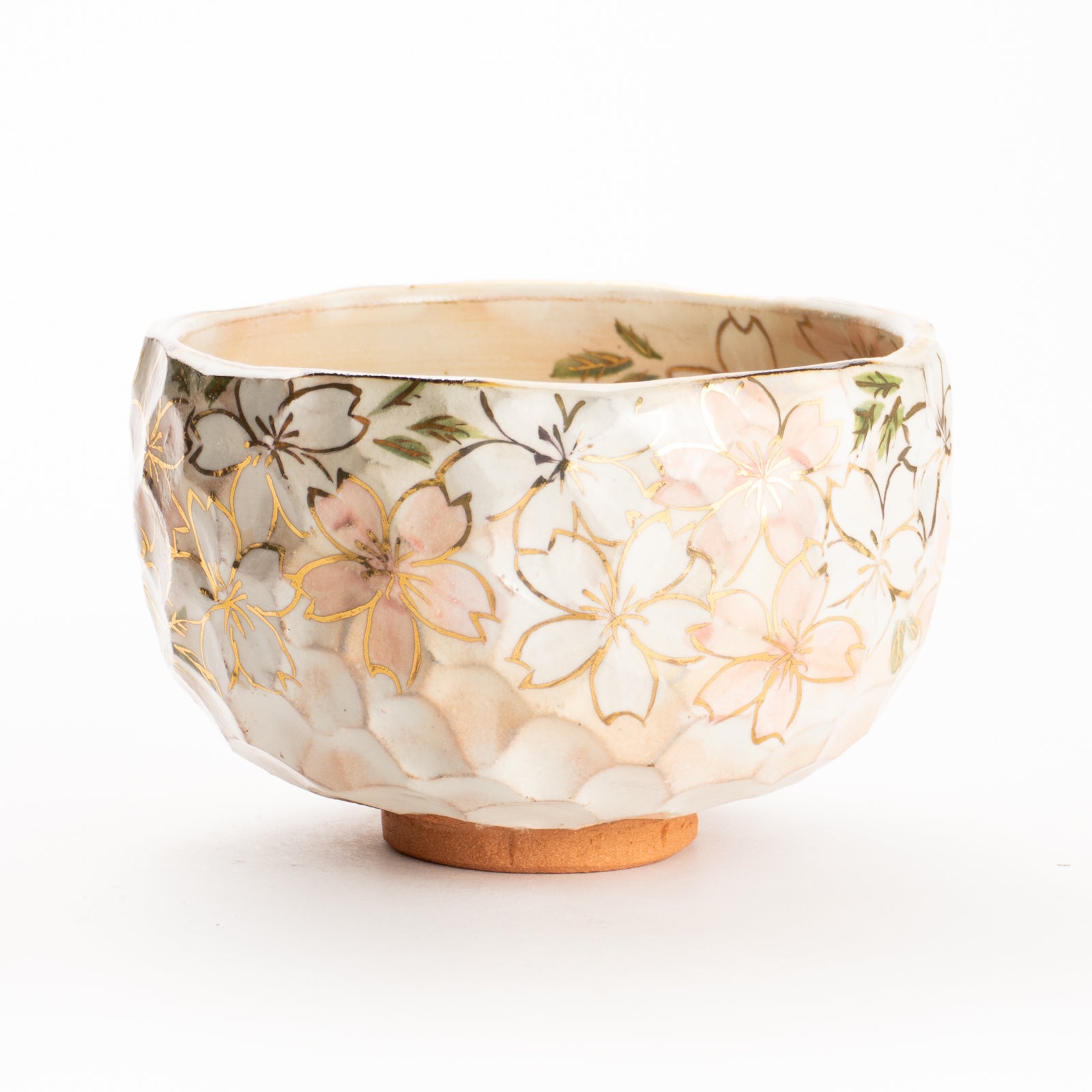 抹茶碗　金彩桜A　俊山窯 KOTOPOTTER