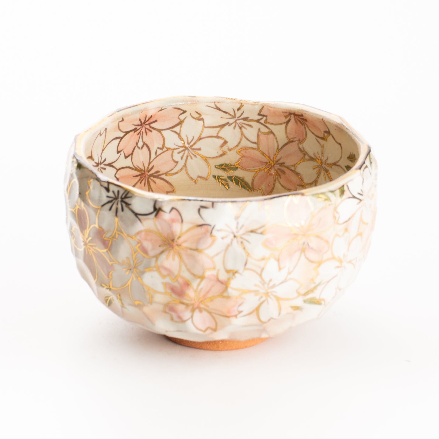 抹茶碗　金彩桜A　俊山窯 KOTOPOTTER