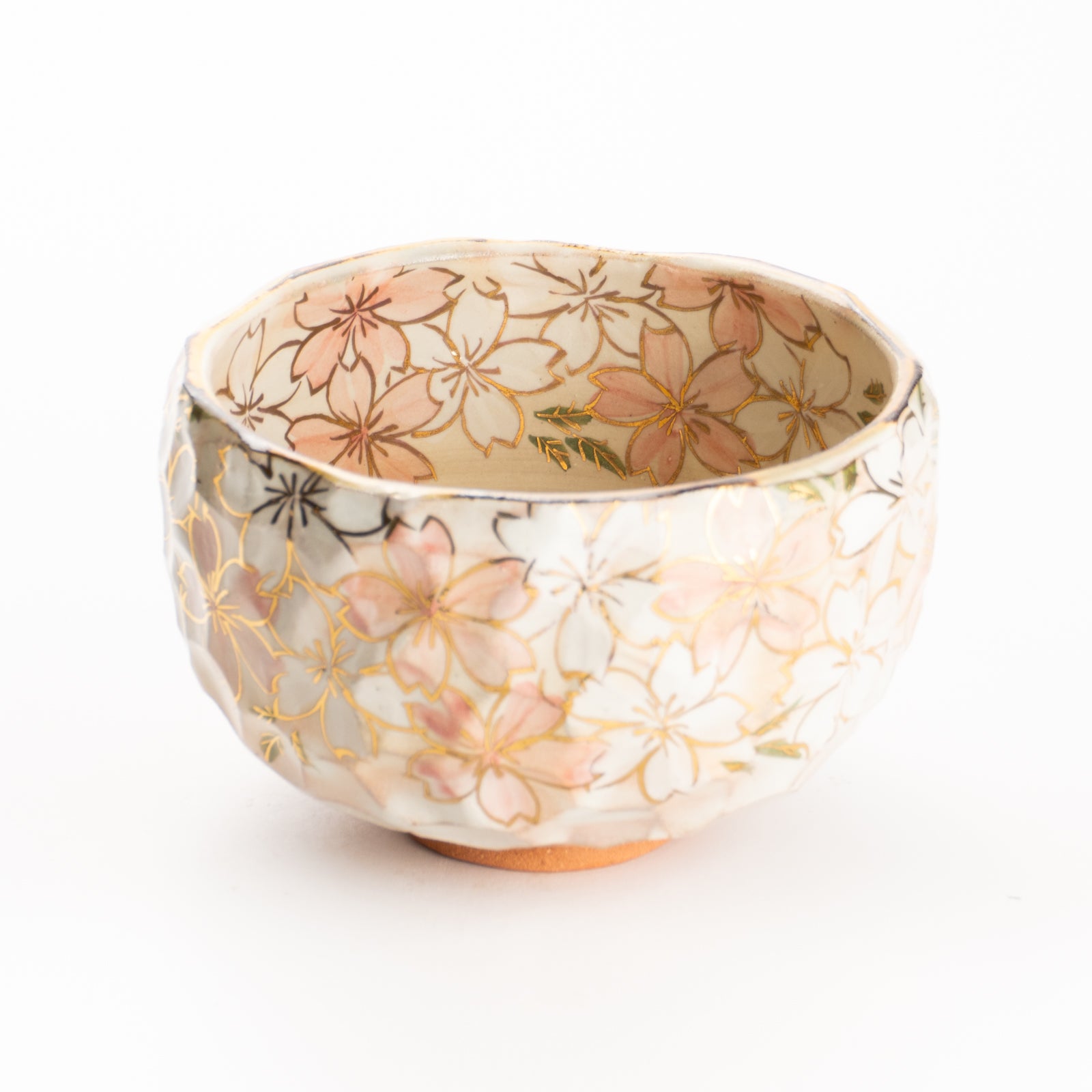 抹茶碗　金彩桜A　俊山窯 KOTOPOTTER