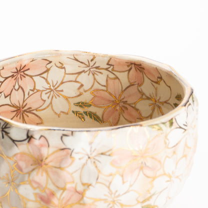 抹茶碗　金彩桜A　俊山窯 KOTOPOTTER