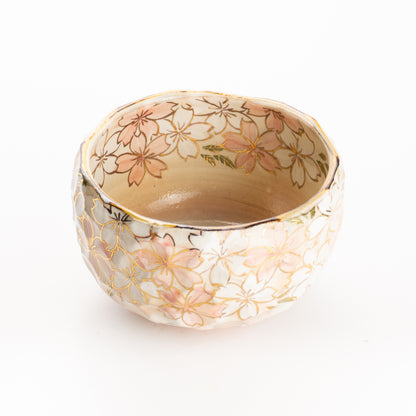 抹茶碗　金彩桜A　俊山窯 KOTOPOTTER