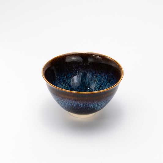 汲出碗　流星B　和泉良法 - Handcrafted Japanese pottery from Kyoto - Kyo ware / Kiyomizu ware.