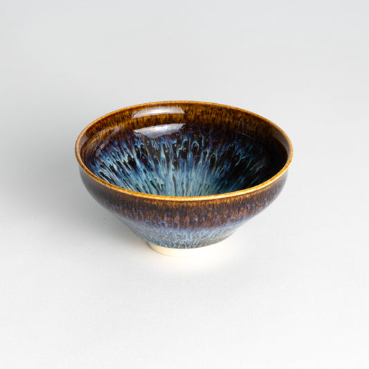 ぐい呑　流星B　和泉良法 - Handcrafted Japanese pottery from Kyoto - Kyo ware / Kiyomizu ware.