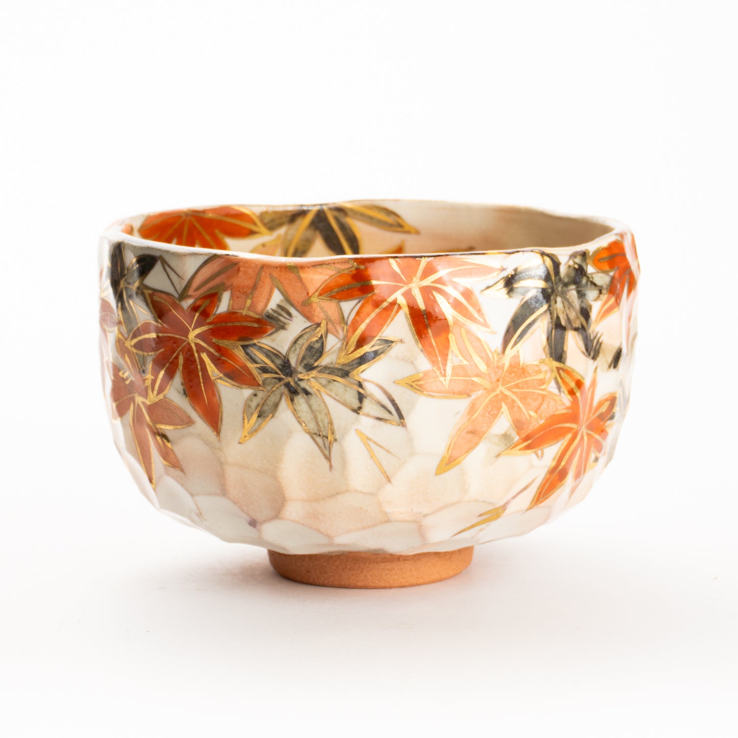 抹茶碗　紅葉之図B　俊山窯 KOTOPOTTER